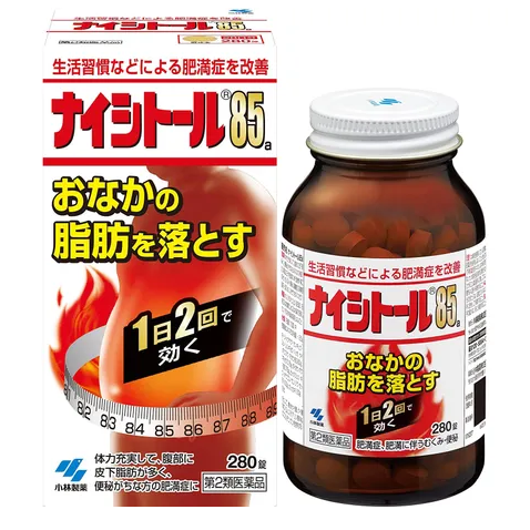Thuốc giảm mỡ bụng Kobayashi Naishitoru 85a của Nhật 280 viên