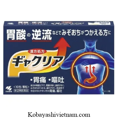 Bột kháng axit dạ dày Kobayashi Gyakuria của Nhật 10 gói