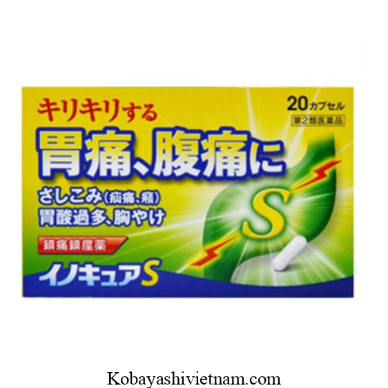 Thuốc dạ dày Kobayashi Innocure S trung hoà axit dạ dày của Nhật 20 viên